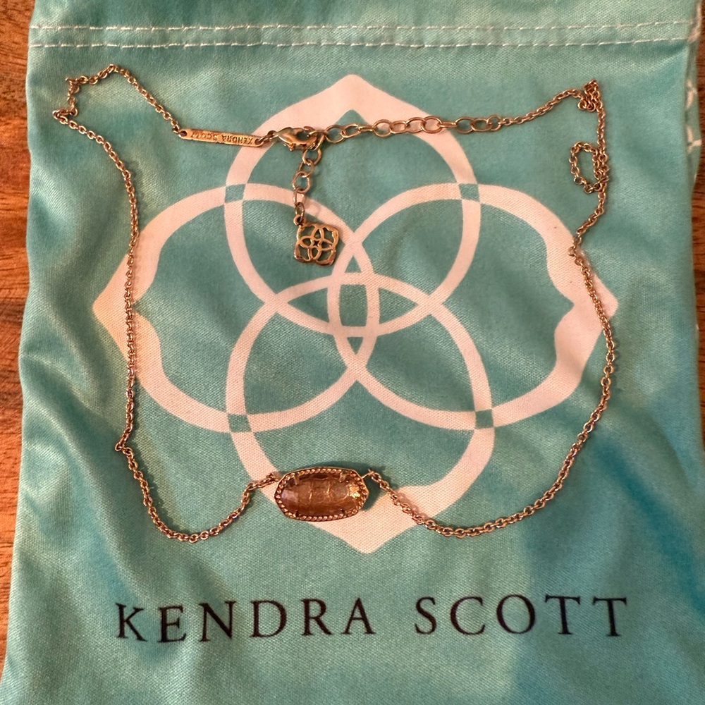 Kendra Scott Rose Gold Necklace